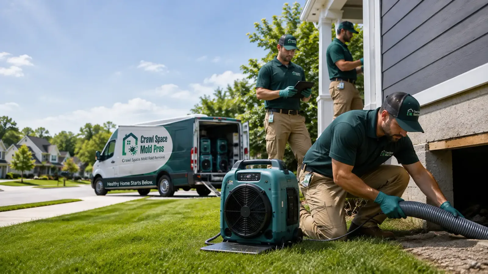 Crawl Space Mold Removal in Linn Grove, IA
